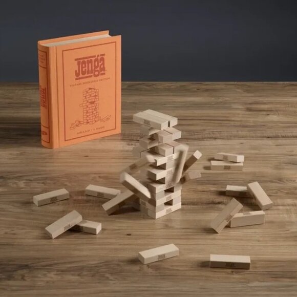 ($45) Vintage Bookshelf Edition Games - Jenga - Picture 4 of 12